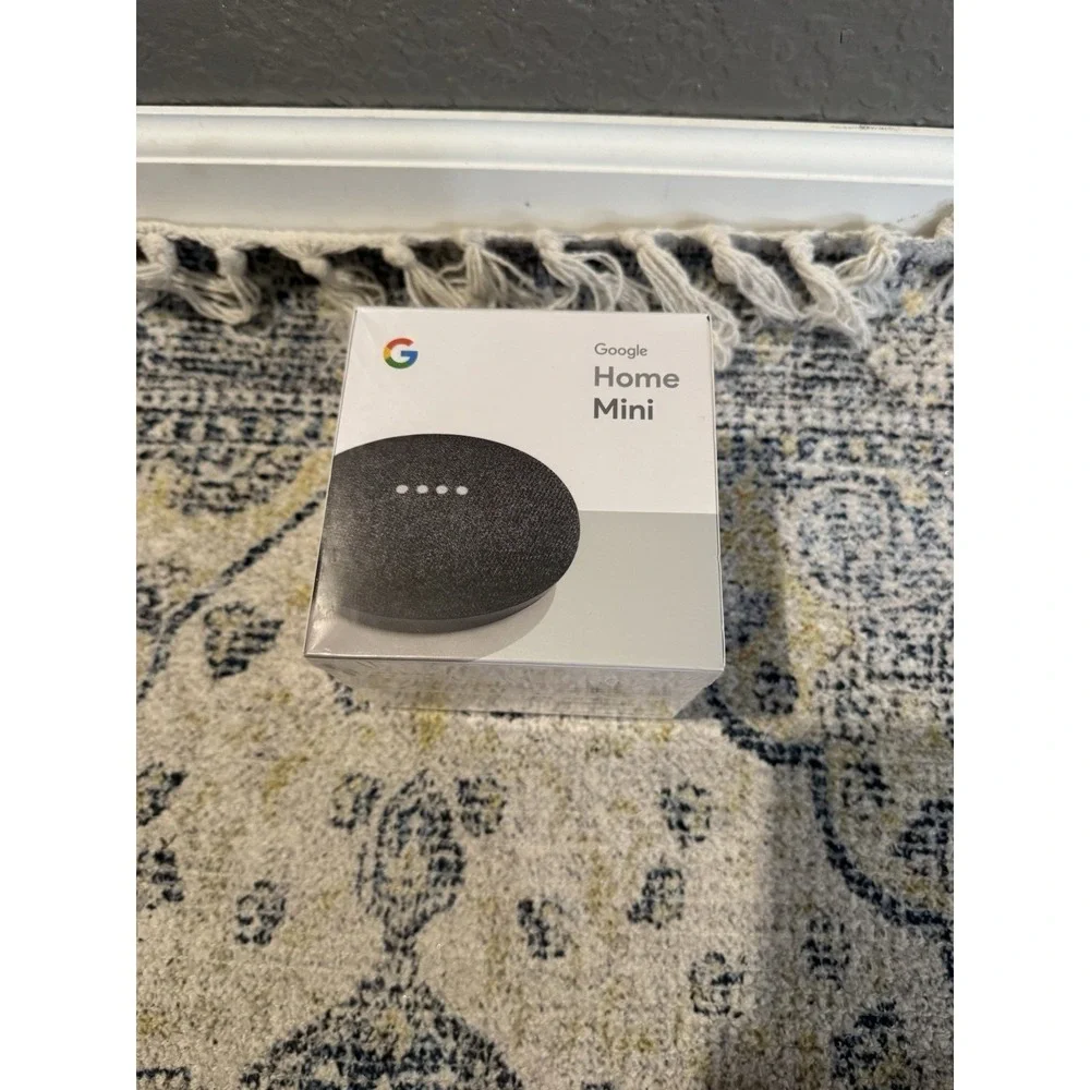 Google Home Mini Smart Speaker New In Box Charcoal